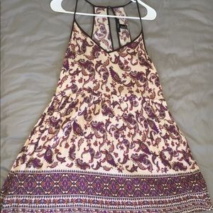 Boho patterned sun dress